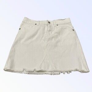 Cat & Jack White Denim Skirt SZ M (7/8) Like New